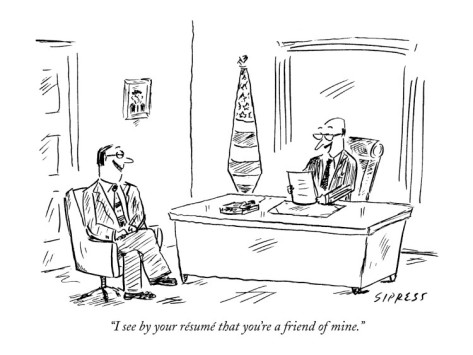 david-sipress-i-see-by-your-resume-that-you-re-a-friend-of-mine-new-yorker-cartoon