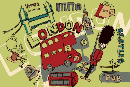 London cartoon
